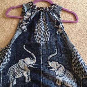Elephant print shirt